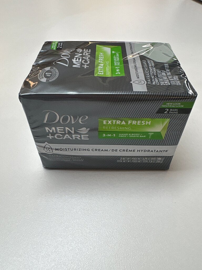 Dove Men+Care Extra Fresh 3-in-1 Moisturizing Cream Bars