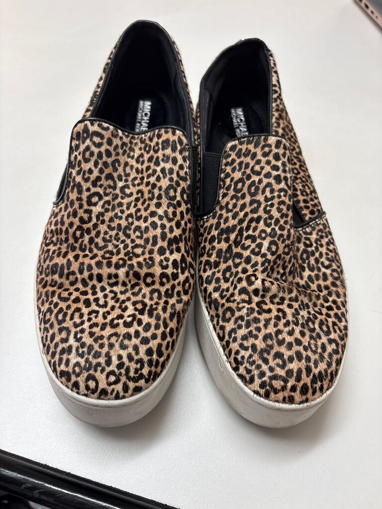 Michael Kors Leopard Print Slip-On Shoes