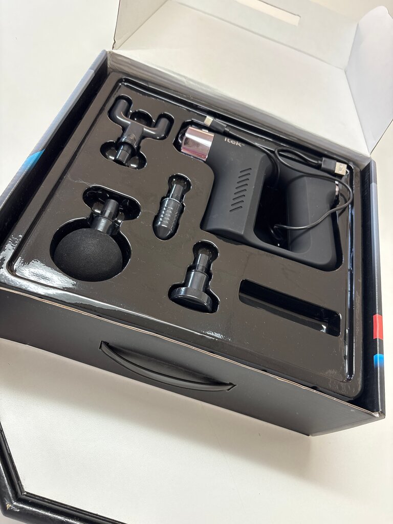 Itek Power Impact Massager Gun with Interchangeable Heads