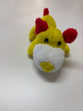 Yellow and White Plush Dog Toy