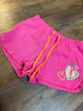 Justice Pink Heart Shorts