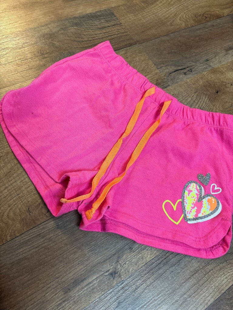 Justice Pink Heart Shorts