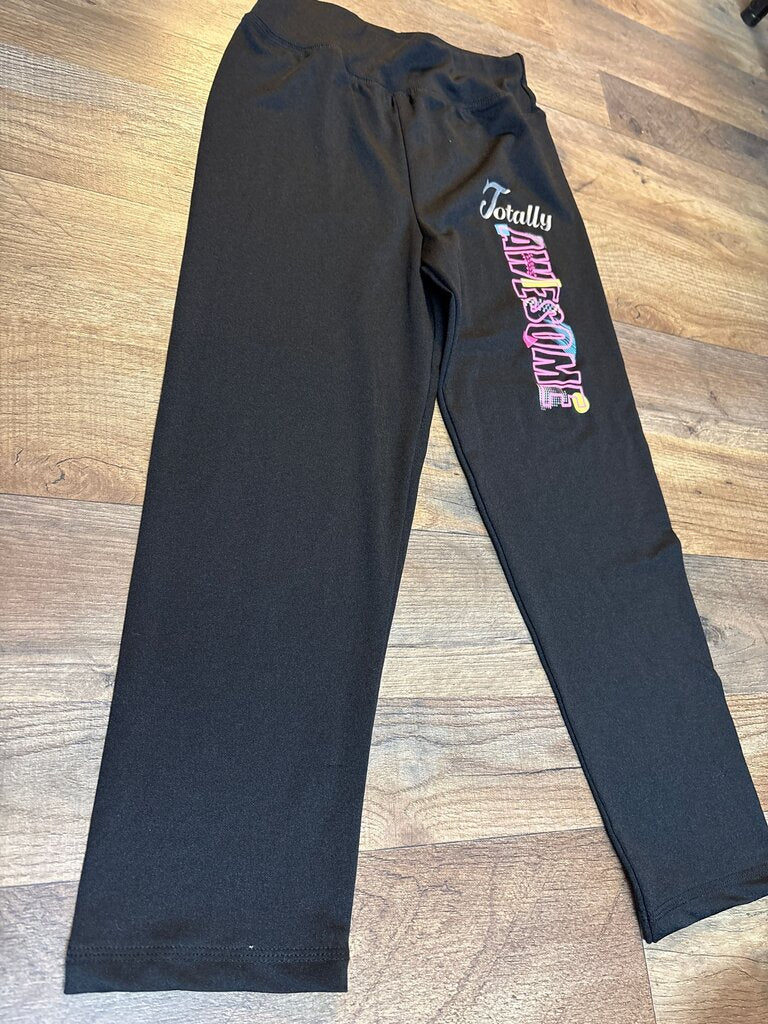 Bobbie Brooks Girls' Leggings with 'Totally Awesome' Print