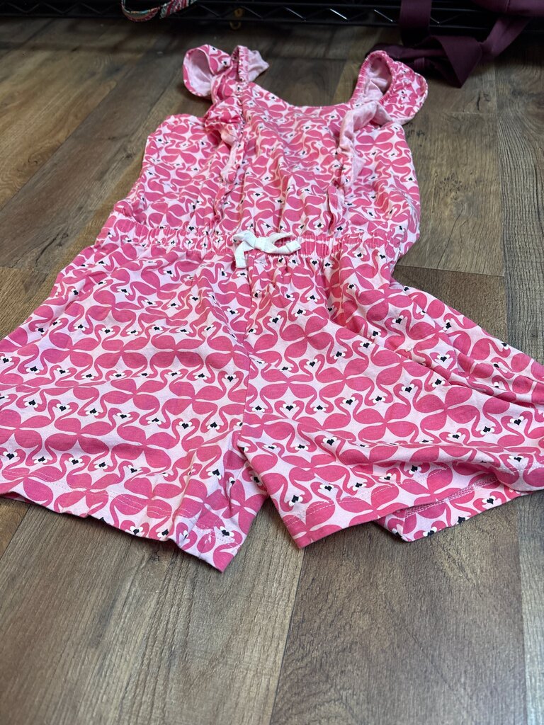 Nautica Flamingo Print Girls Romper
