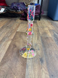Decorative Floral Glass Candle Holder