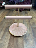 Pink Decorative Jewelry Stand