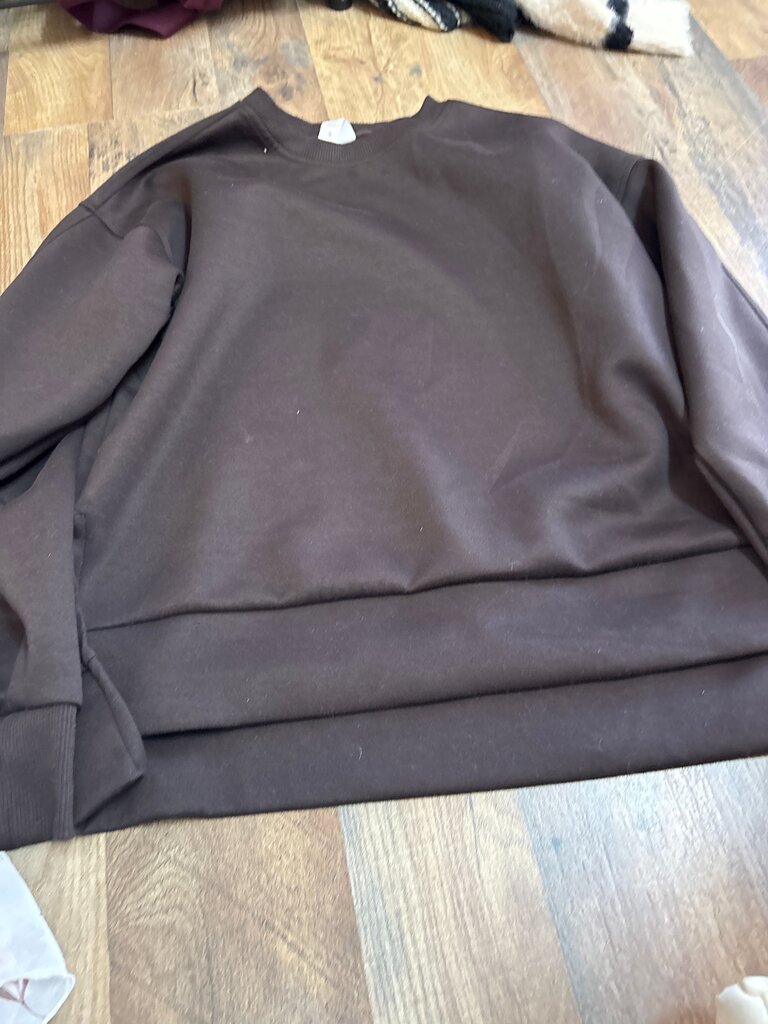 90 Degree by Reflex Brown Soft Long Sleeve Shirt