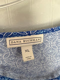 Dana Buchman Women's Blue Long Sleeve Top