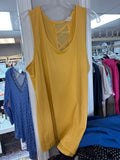 Marika Women's Yellow Sleeveless Top