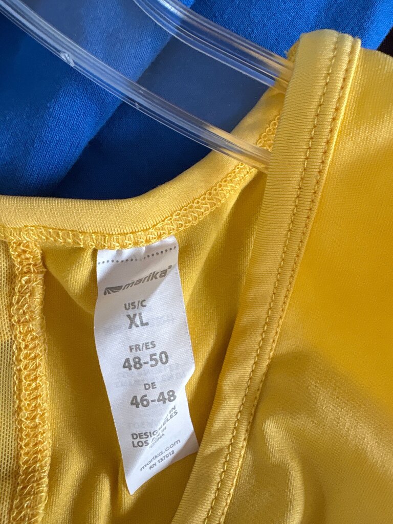 Marika Women's Yellow Sleeveless Top