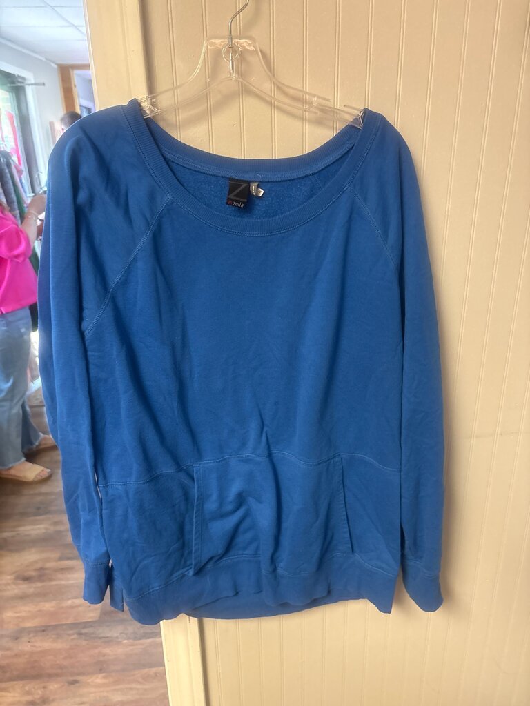 Zella Blue Long Sleeve Top