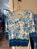 Palm Harbour Women's Blue Nautical Themed Top