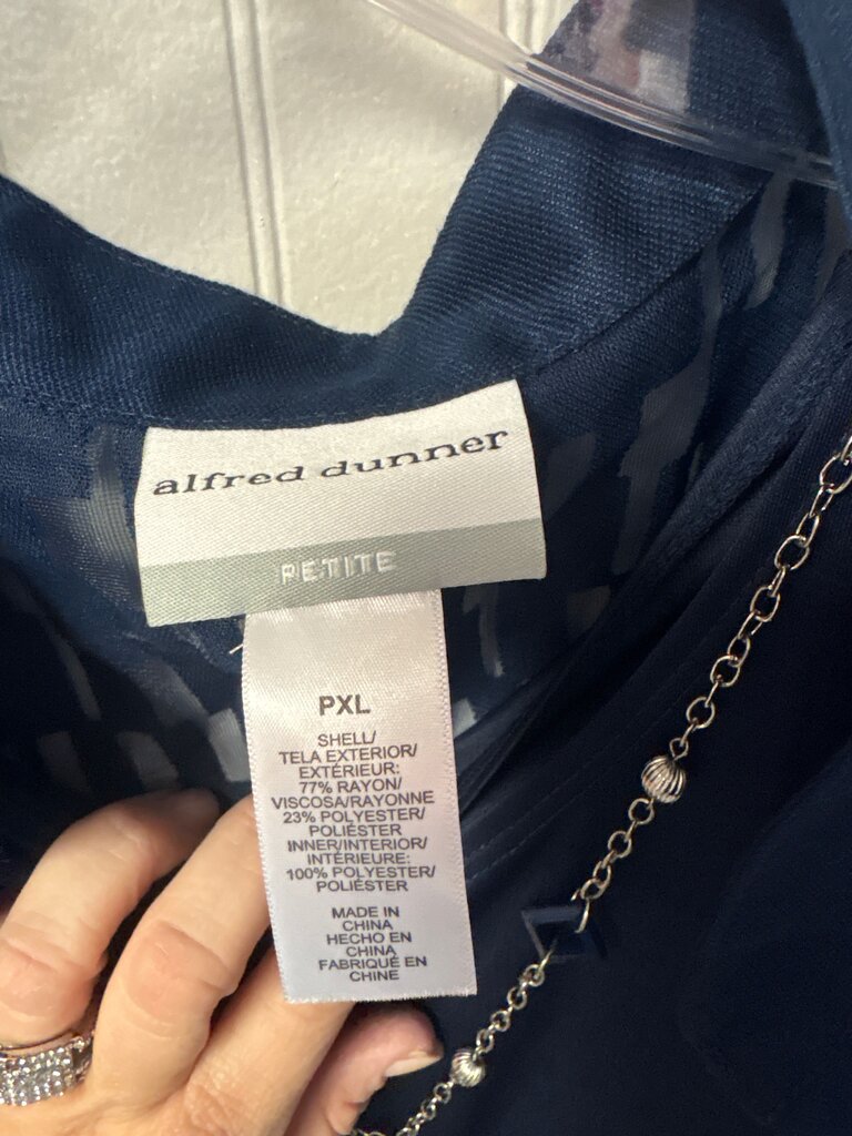 Alfred Dunner Petite Overlay Jacket