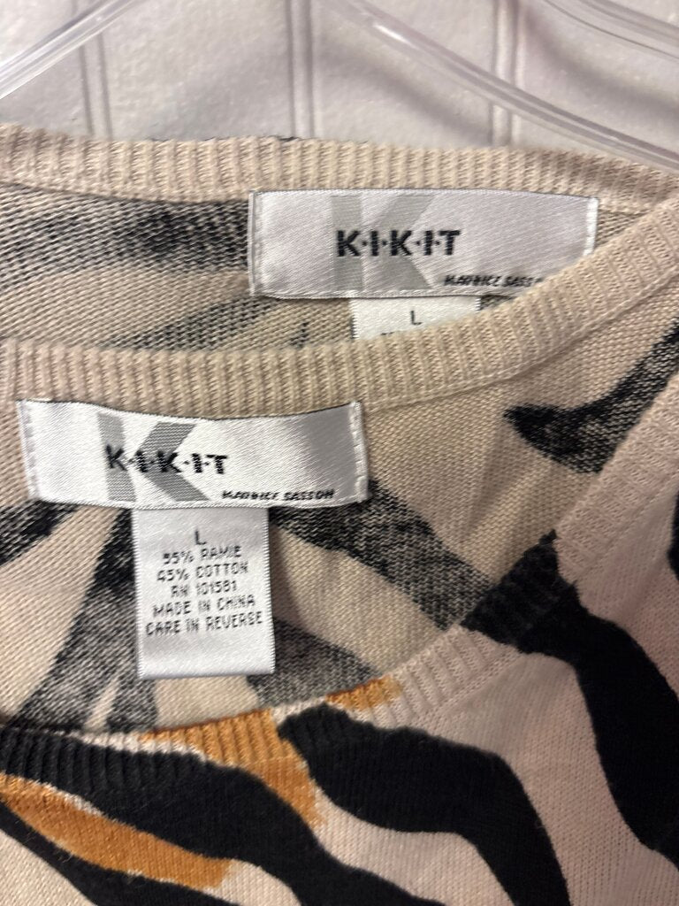 KIKIT Animal Print Sweater