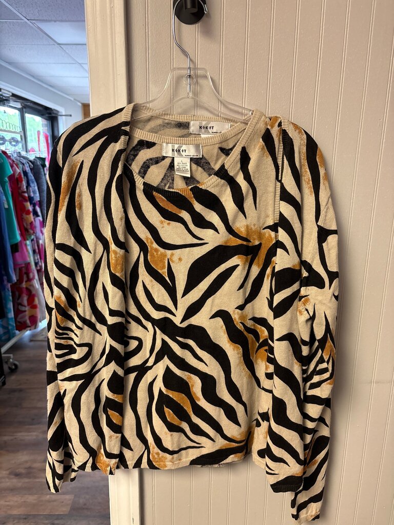 KIKIT Animal Print Sweater