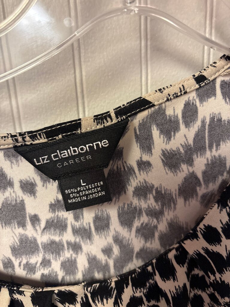 Liz Claiborne Women's Leopard Print Top