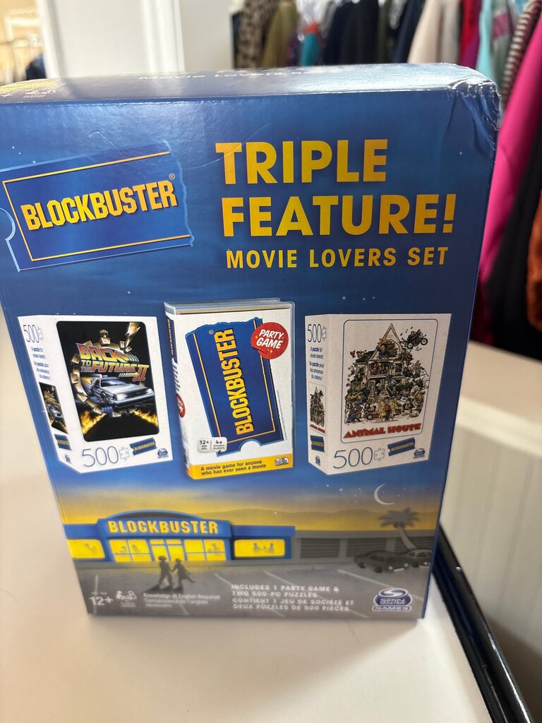 Blockbuster Triple Feature Movie Lovers Set
