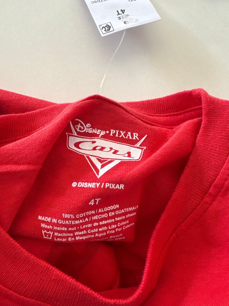 Disney Pixar Cars Lightning McQueen Tee