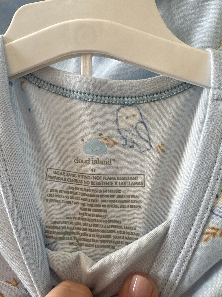 Cloud Island Blue Pajama Set for Kids