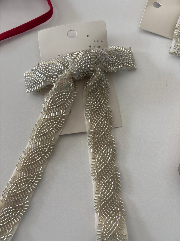 Beaded Hair Ribbon