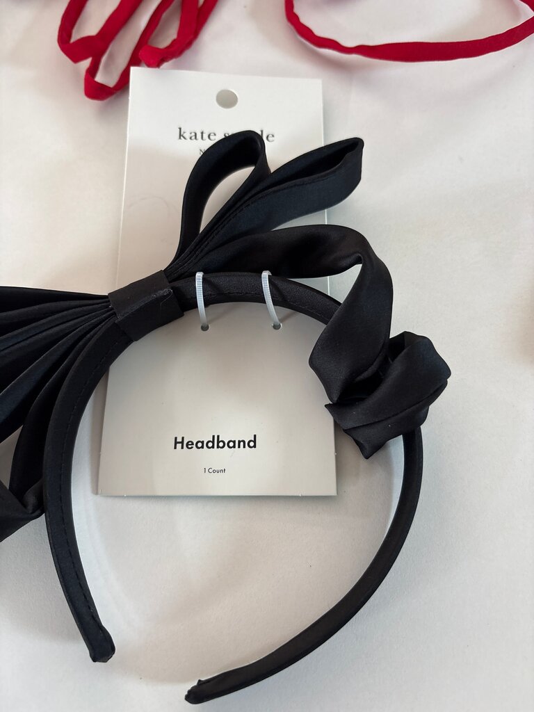 Kate Spade Black Bow Headband