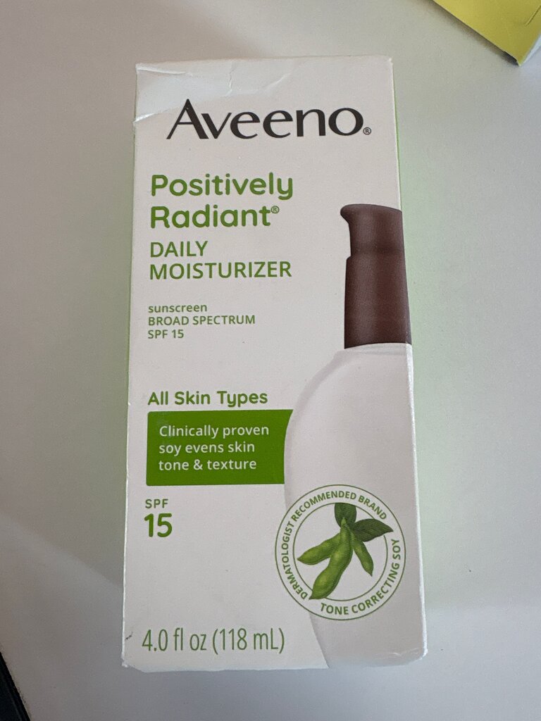Aveeno Positively Radiant Daily Moisturizer with SPF 15