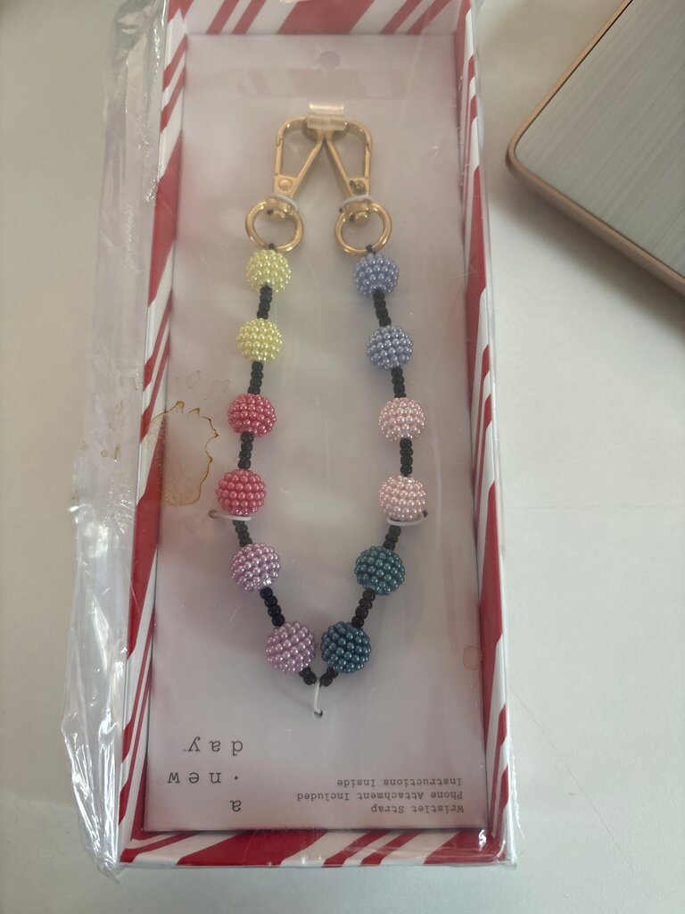 Colorful Beaded Keychain