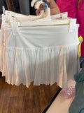 White Pleated Skirt