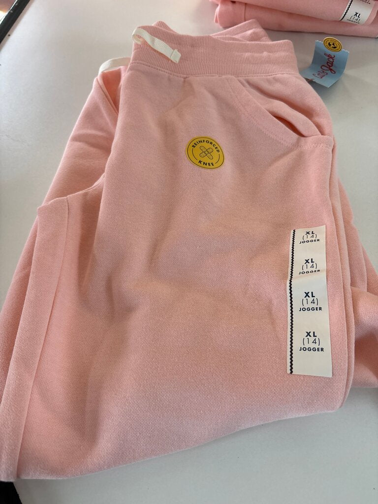 Youth Girls Pink Jogger Pants