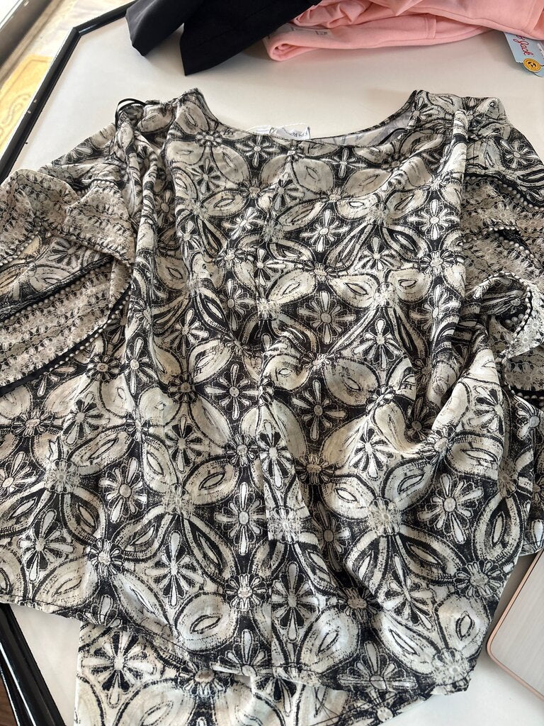 Kim Rogers Women's Floral Pattern Blouse