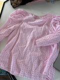 A New Day Pink Puff Sleeve Top