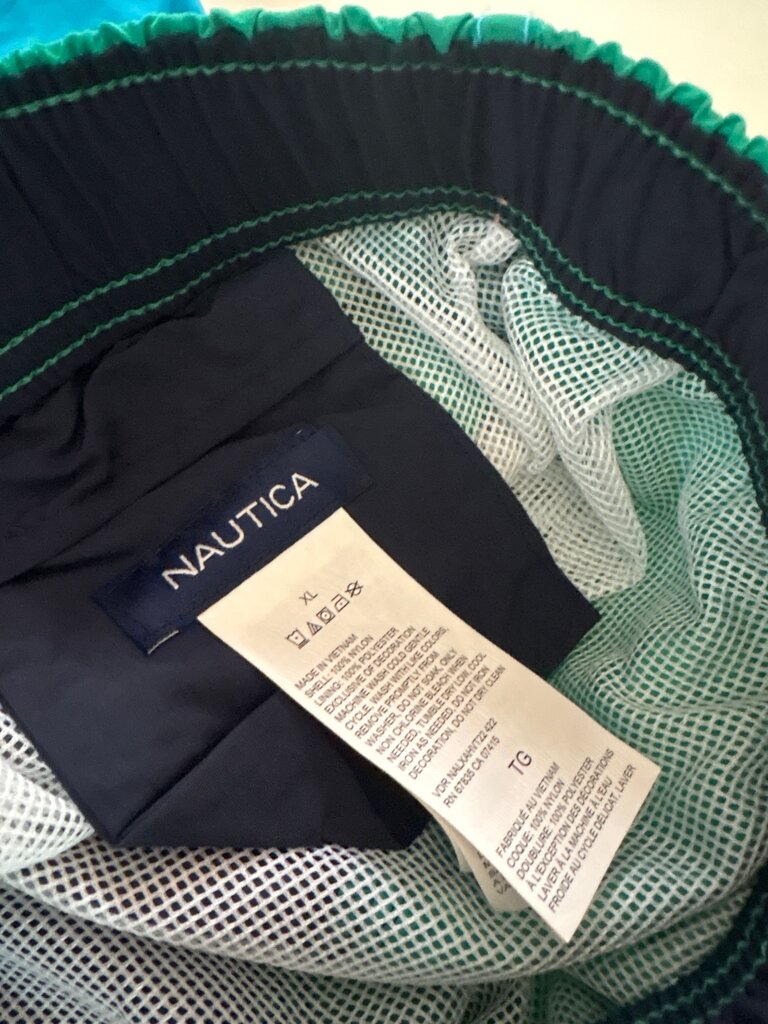 Nautica Men's Color Block Swim Trunks