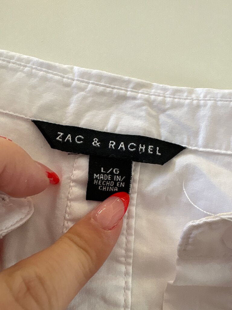 Zac & Rachel Women's White Button-Up Shirt