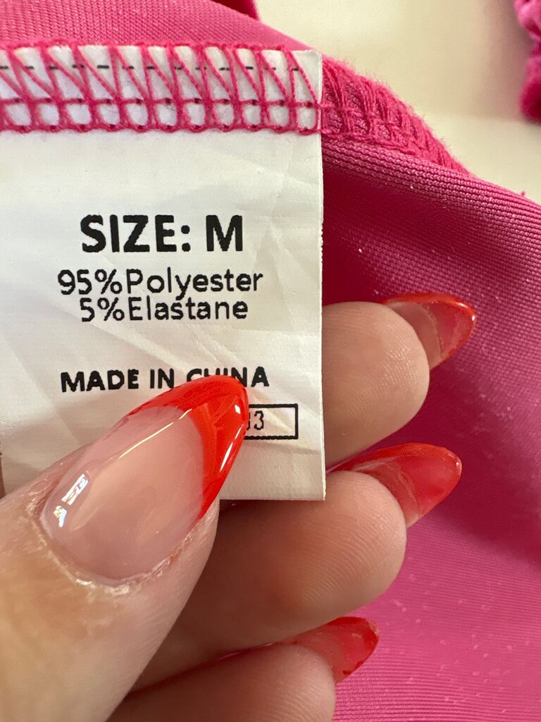 Girls' Pink Velvet Dress