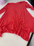 Belaroi Women's 2X Red Long Sleeve Top