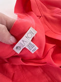 Vibrant Coral Blouse by LA ROSE
