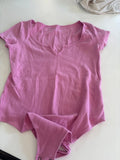Pink Short Sleeve Top