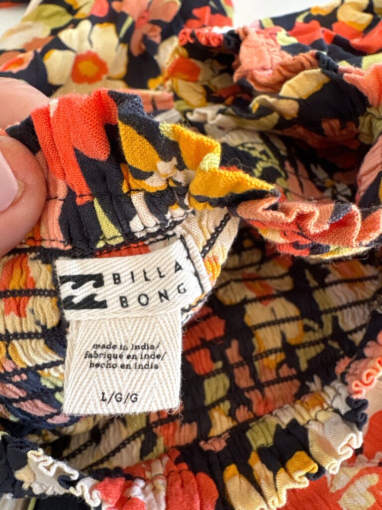 Billabong Floral Off-Shoulder Dress