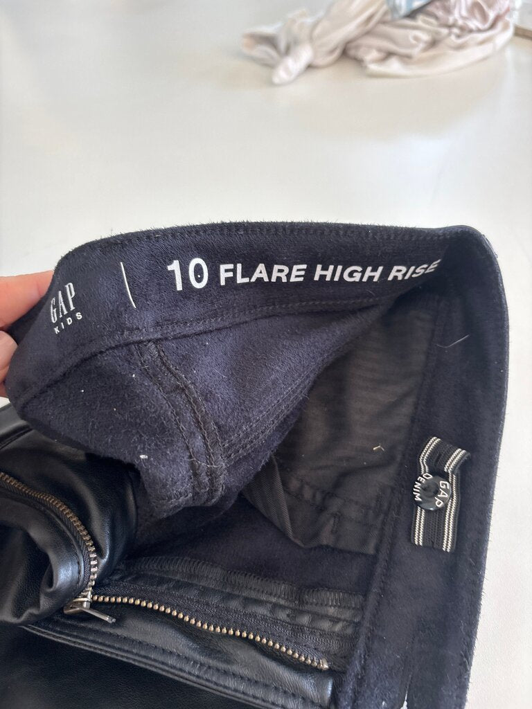 Gap Kids Black Flare High Rise Pants