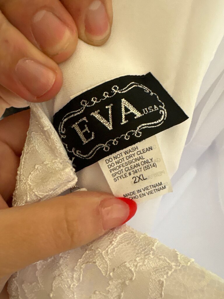 EVA Lace Overlay Wedding Dress