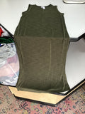 Nicole Miller Olive Green Tank Dress