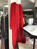 Red Velvet Long Robe
