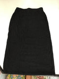 SHEIN Black Ribbed Midi Skirt