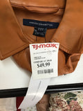 French Connection Brown Leather Jacket