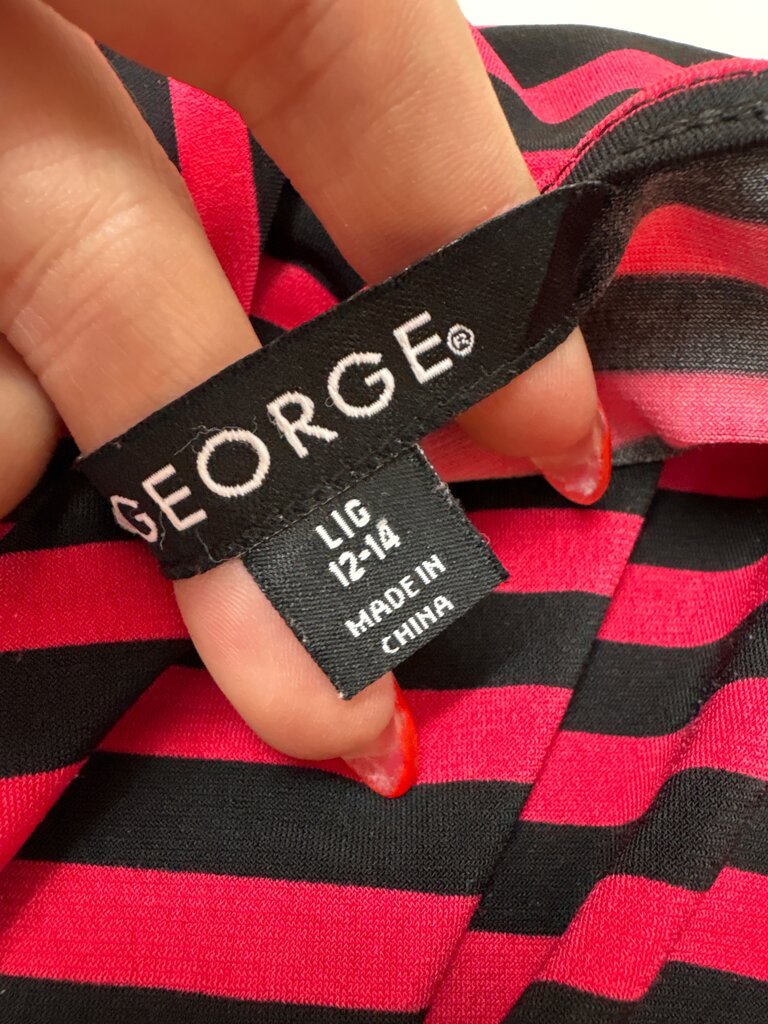 George Women's Striped Long Sleeve Shirt