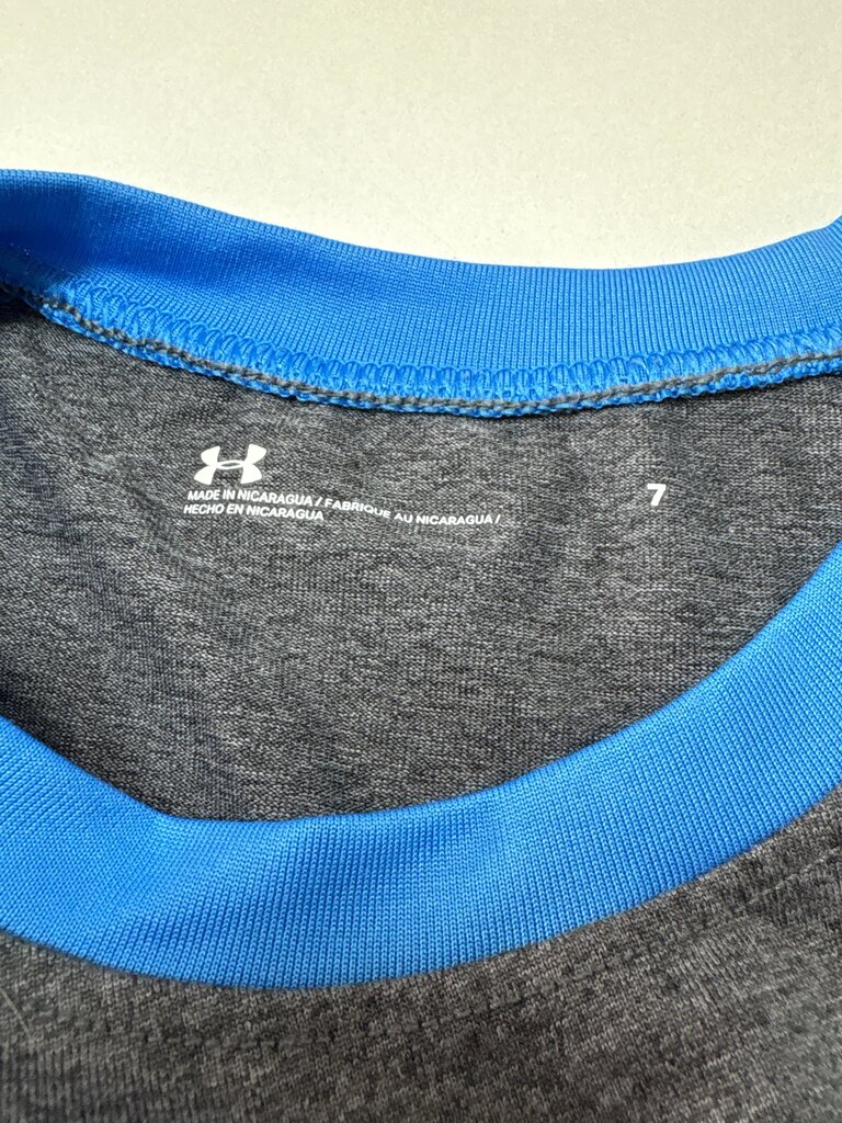 Under Armour Gray and Blue Long Sleeve Shirt
