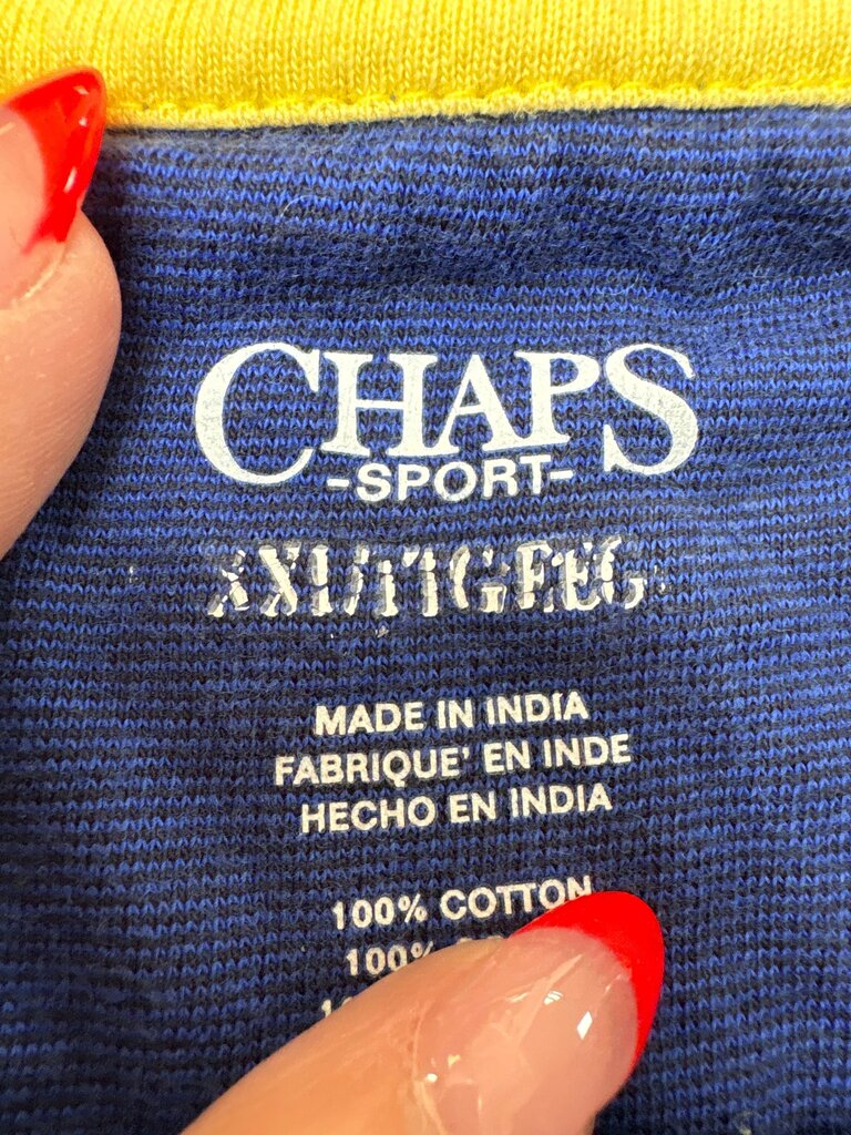 Chaps Sport Blue Cotton T-Shirt
