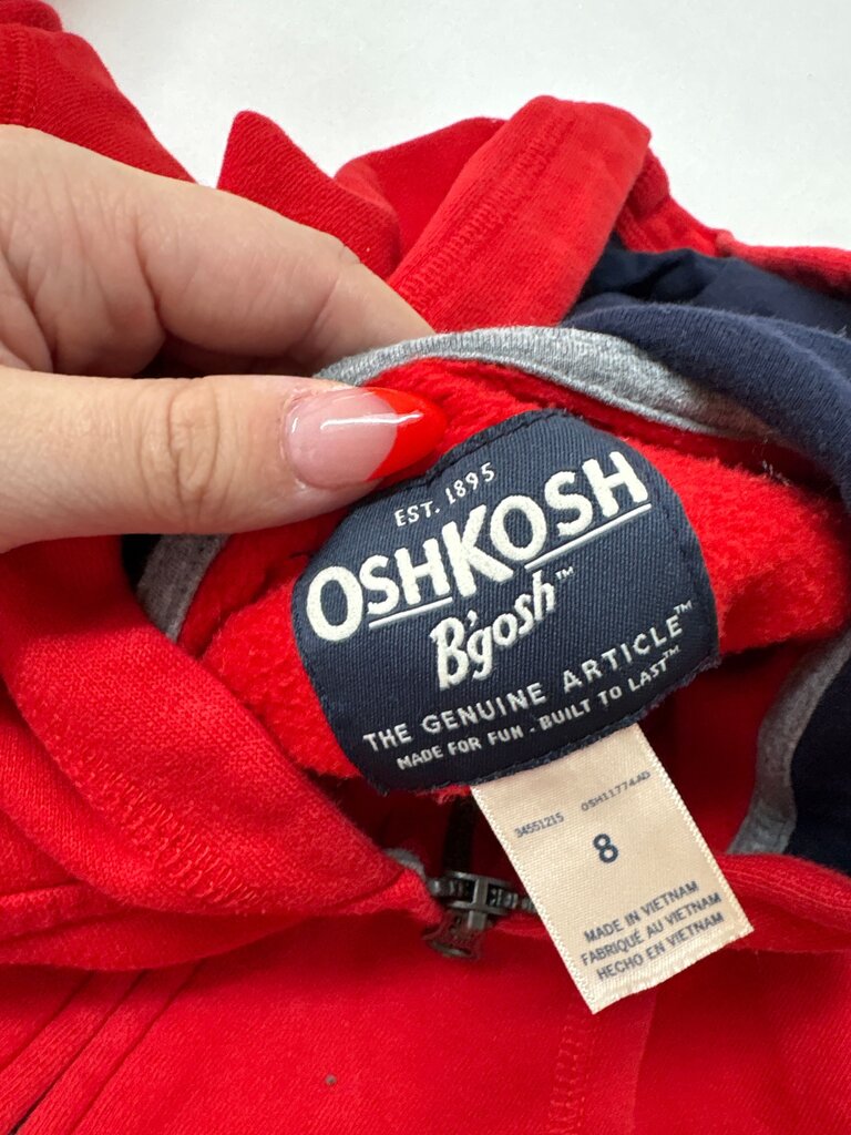OshKosh B'gosh Red Zip-Up Hoodie