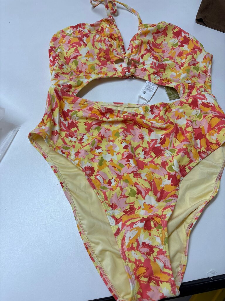 Floral Print Two-Piece Swimsuit