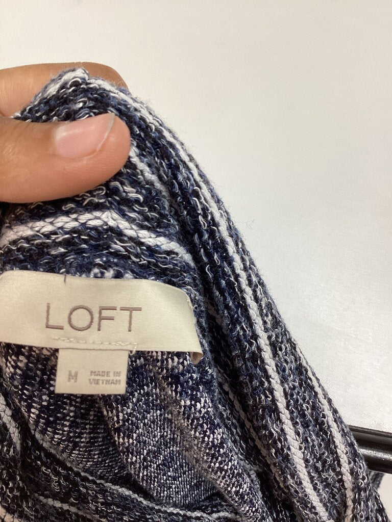 LOFT Women's Striped Cowl Neck Top